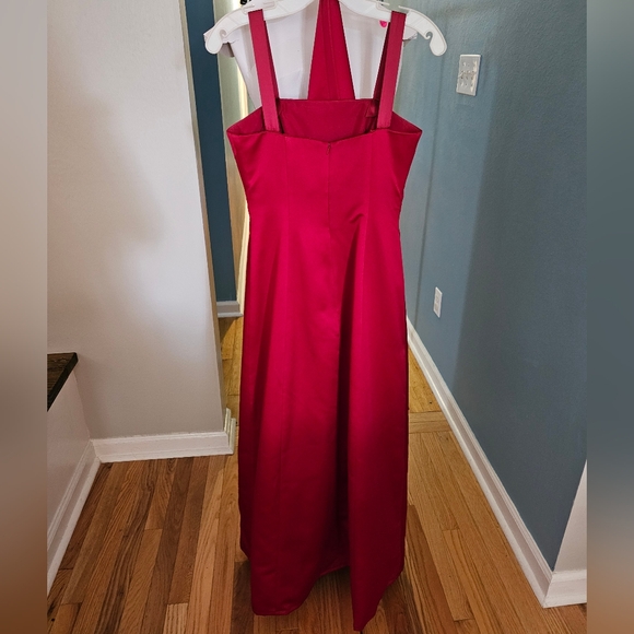 Red Prom Dress Michaelangelo size 4 - Picture 3 of 12